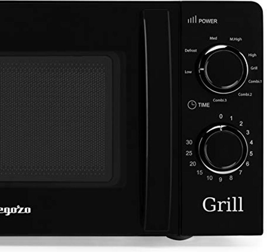 Magnetron met Grill en 20 Liter Capaciteit 5 Modussen en Timer tot 30 Minuten