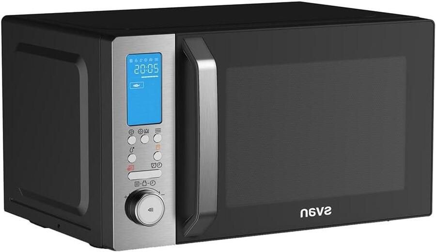 Magnetron met Grill Oven Apparaat Snel Eten Bereiden Convectie Functie 26 Liter Zwart