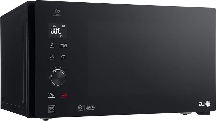 Magnetron met Grill Oven Apparaat Snel Eten Bereiden Smart Inverter Technologie 32 Liter Zwart