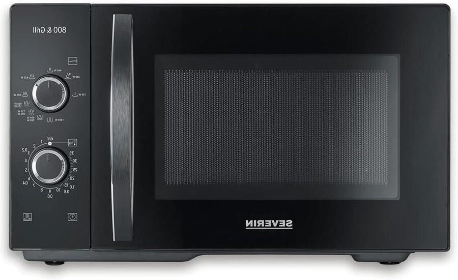 Magnetron met grill Oven combi Snel eten bereiden Ruime inhoud 25 Liter Zwart