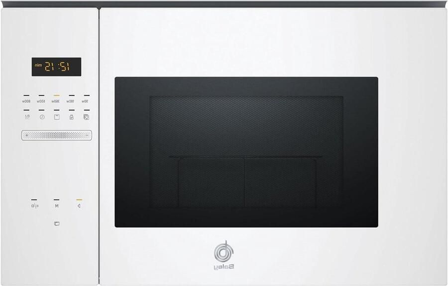 Magnetron met Grill Oven Combimagnetron Snel Eten Bereiden Aqualisis Reiniging 20 Liter Wit
