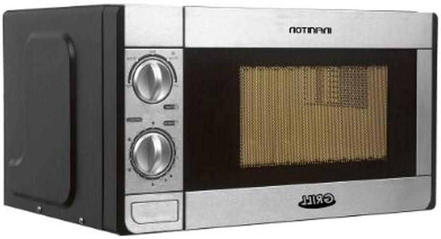 Magnetron met Grill Oven Combimagnetron Snel Eten Opwarmen Roestvrijstalen Buitencoating 20 Liter Inox