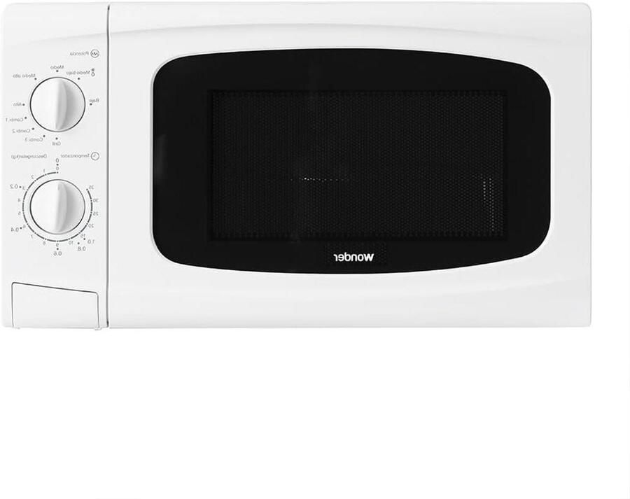 Magnetron met grill Oven Keukenapparaat Snel maaltijden bereiden 20 liter capaciteit 700 W Wit