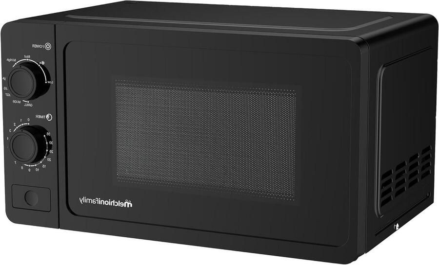 Magnetron met Grill Oven Magnetronoven Snel Eten Opwarmen Geïntegreerde Grillfunctie 20 Liter Zwart