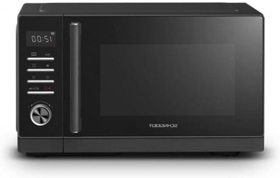 Magnetron met grill Oven met grill Snel gerechten bereiden 25 liter inhoud 28.8 cm draaiplateau Zwart