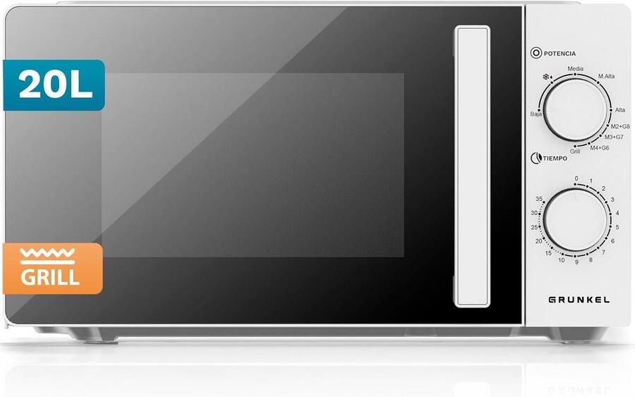 Magnetron met Grillfunctie 20-25 Liter Inhoud en Vermogensstanden