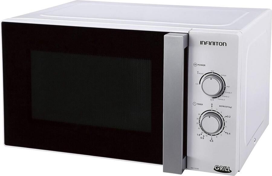 Magnetron met Grillfunctie 25 Liter 1000W Ruime Magnetron voor Snelle Maaltijden