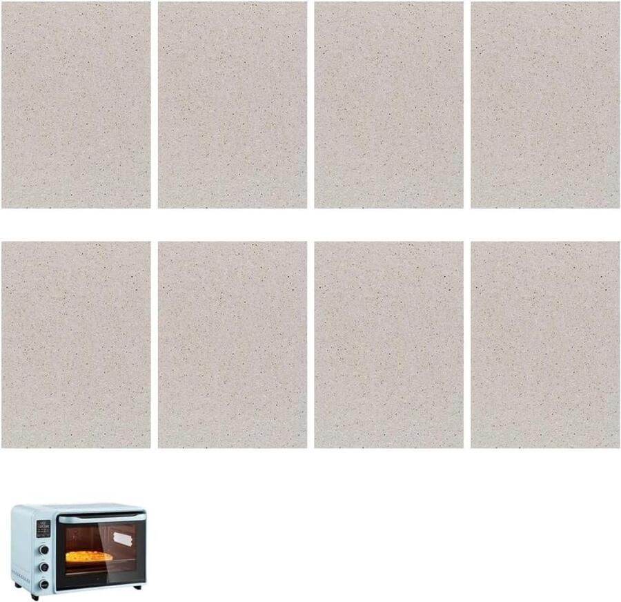 Magnetron Mica Platen Reserveonderdelen Oven Apparaat Beschermen Universeel Snijdbaar 15 x 12 cm Meerkleurig