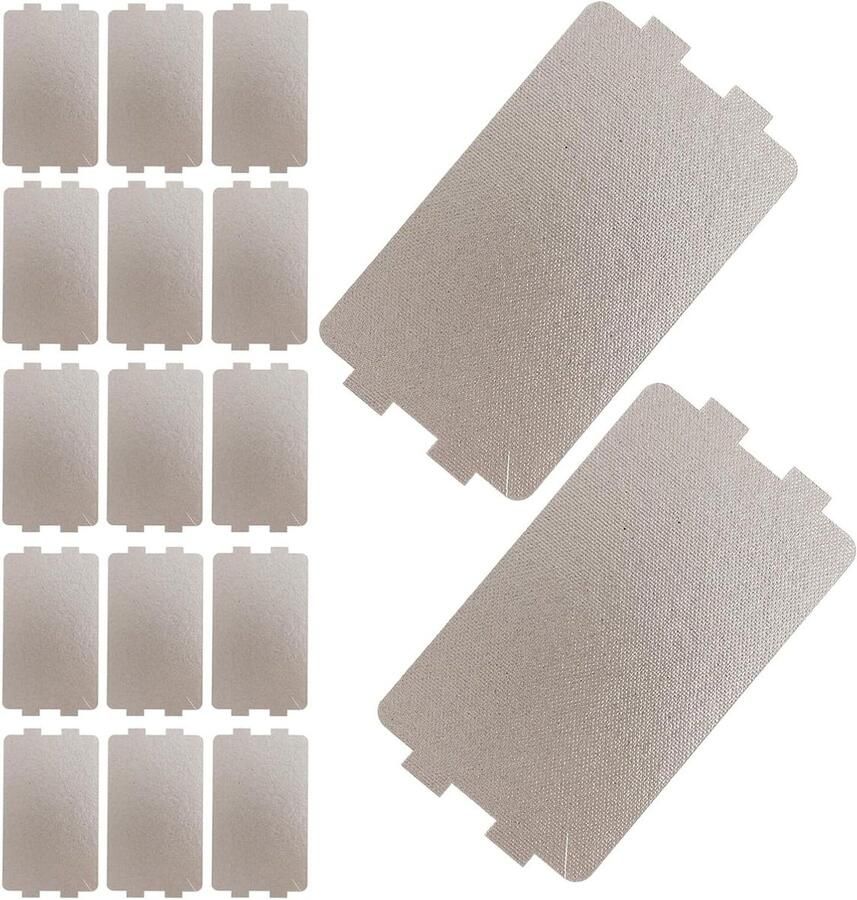 Magnetron Mica Platen Reserveonderdelen Oven Magnetron Reparatie Hittebestendig Vlamvertragend 18 Stuks Donkergrijs