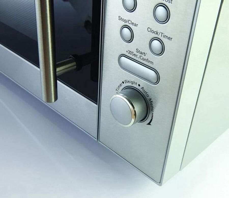 Magnetron – Microgolfoven – Kleine Oven – Keukenoven – Digitale Magnetron – 23 Liter Inhoud – 800 Watt Vermogen – Roestvrij Stalen Behuizing