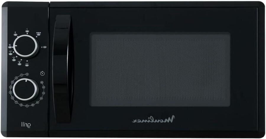 Magnetron Microgolfoven Snel opwarmen 800 Watt vermogen 20 Liter Zwart