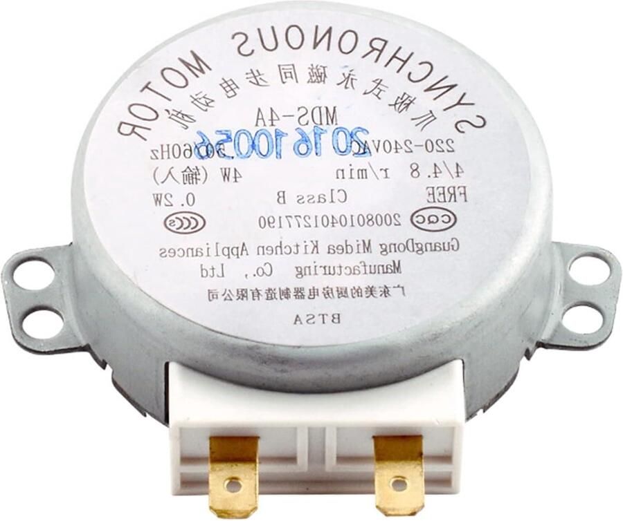 Magnetron Motor Draaiplateau Motor Oven Reparatie AC 220-240V 49 x 17 mm Metaal