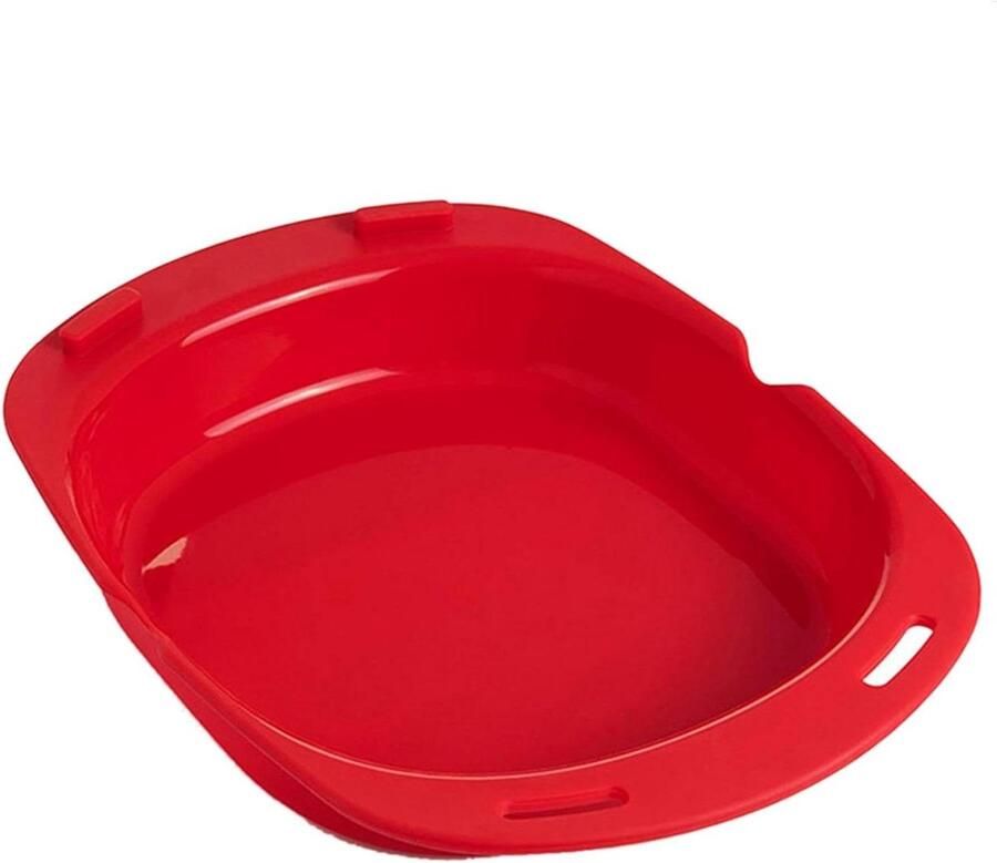 Magnetron Omelet Maker Eierrol Bakpan Snel Ontbijt Maken Geïntegreerd Ontwerp 24 cm Meerkleurig
