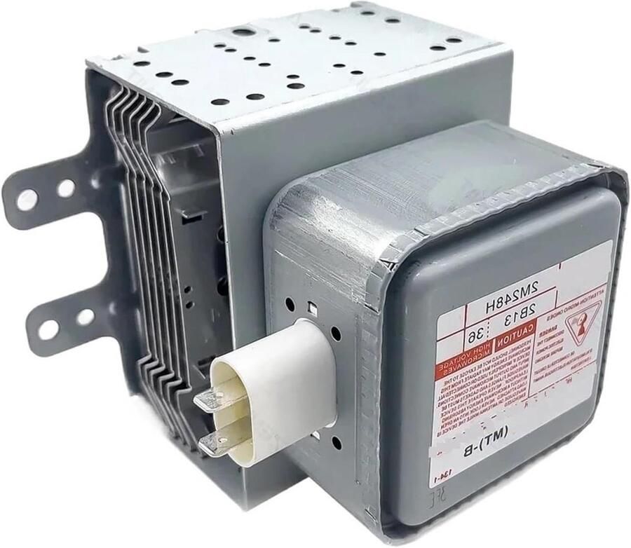 Magnetron Onderdeel Reserveonderdeel Oven Apparaat Repareren Luchtgekoeld Ontwerp 1000W Vermogen Zilverkleurig