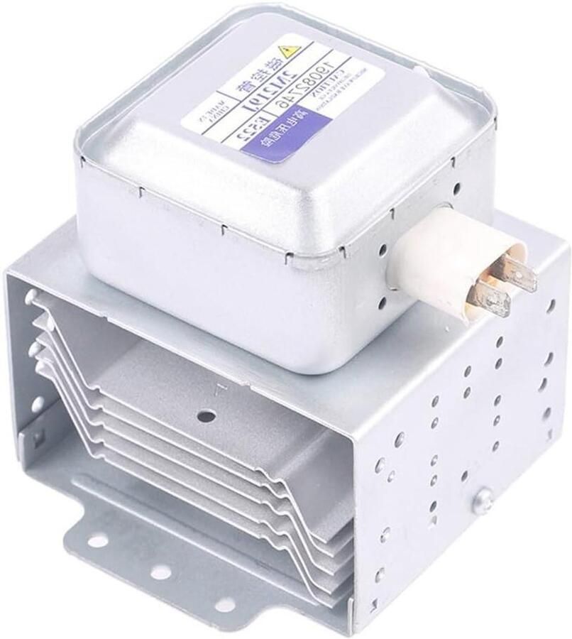 Magnetron Onderdeel Reserveonderdeel Oven Apparaat Repareren Metalen Constructie 15 x 15 x 15 cm Zilver