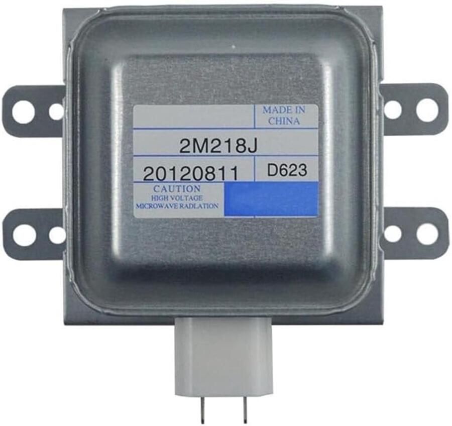 Magnetron Onderdeel Vervangende Buis Sneller Koken Luchtgekoeld Ontwerp 35x115mm Zilverkleurig