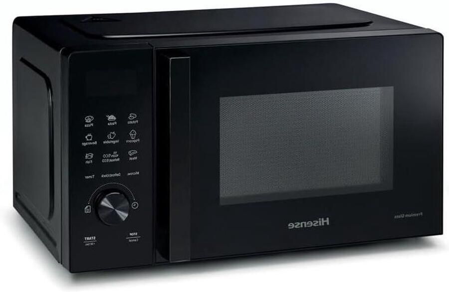 Magnetron Oven Combimagnetron Snel opwarmen Keramische binnenkant 20 Liter Zwart