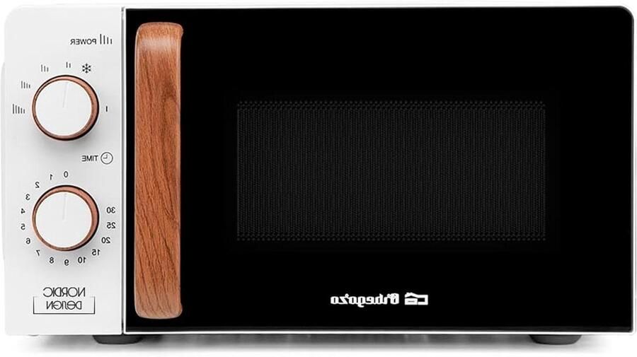 Magnetron Oven Combimagnetron Snel Eten Opwarmen Grillfunctie 20 Liter Wit