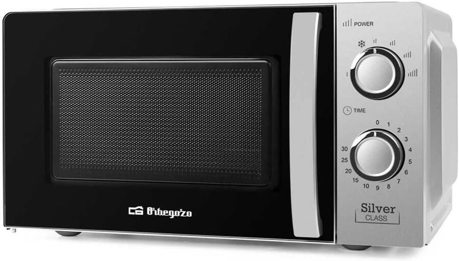 Magnetron Oven Keukenapparaat Snel Eten Ontdooifunctie 20 Liter Zilver