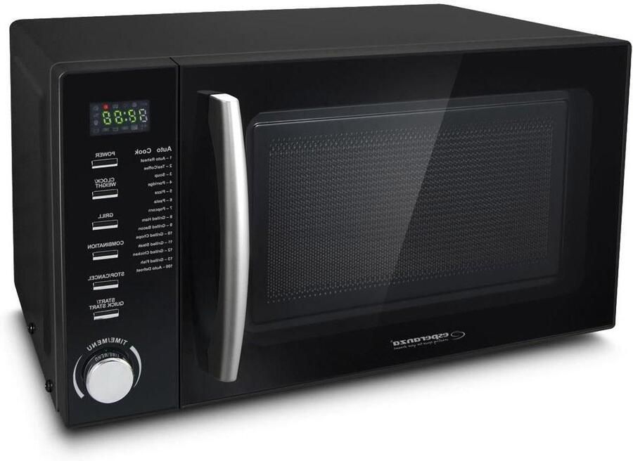 Magnetron Oven Magnetron Combimagnetron Snel Eten Opwarmen Krachtige 1200 Watt 20 Liter Capaciteit Zwart