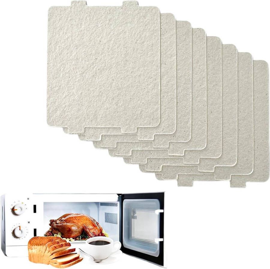 Magnetron Oven Mica Plate 8 Stuks-Super Dik-Warmte Isolatie Accessoires