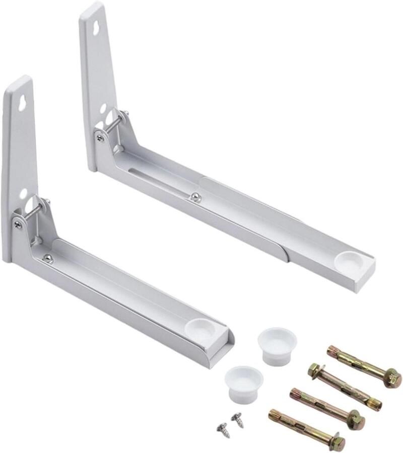 Magnetron Oven Plank Wandmontage Beugel Keuken Organisatie Verstelbare Breedte 23-40 cm Wit