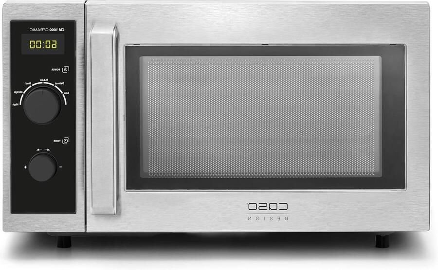 Magnetron Oven Professionele Magnetron Snel Opwarmen 1000 Watt Vermogen 25 Liter Ruimte Zilver