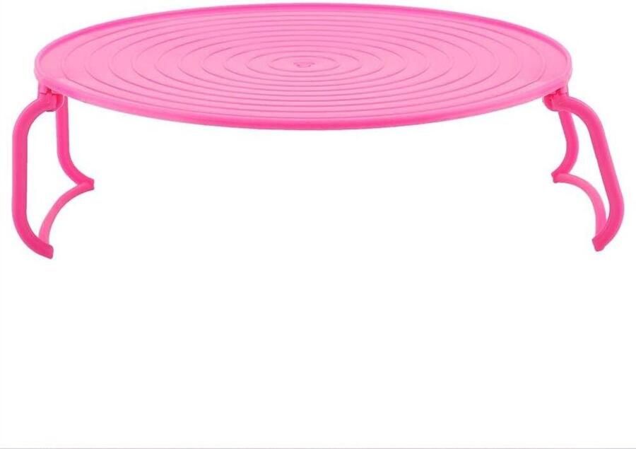 Magnetron Stoomrek Dubbele Laags Tray Maaltijden Opwarmen Dubbele Laags Verwarming 24x24x8 cm Rood - Foto 2