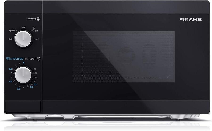 Magnetron Oven Snel Eten Mechanische Controle 20 Liter Zwart