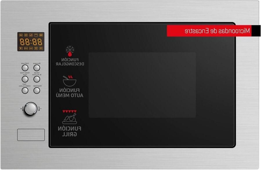 Magnetron Oven Snel Eten Met Grillfunctie 25 Liter Roestvrij Staal