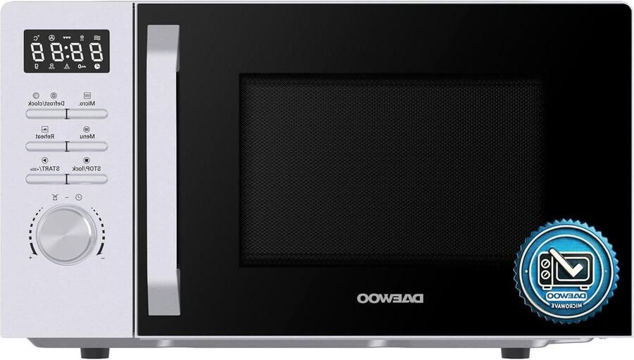 Magnetron Oven Snel opwarmen 8 automatische programma's 20 liter Zilver