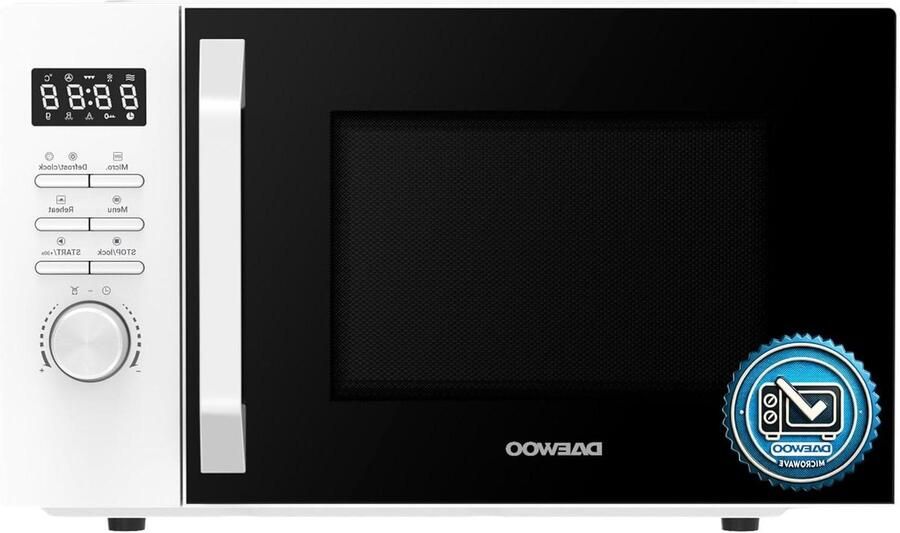 Magnetron Oven Verwarming Snel Eten Bereiden 8 Automatische Programma's 20 liter Wit