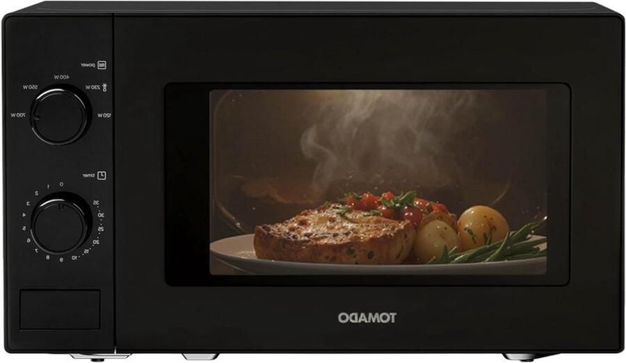 Magnetron Oven Verwarming Snel Eten Bereiden Compact Model 20 Liter Wit