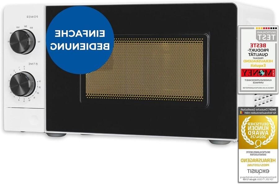 Magnetron Oven Verwarming Snel opwarmen Ontdooifunctie 20 Liter Wit