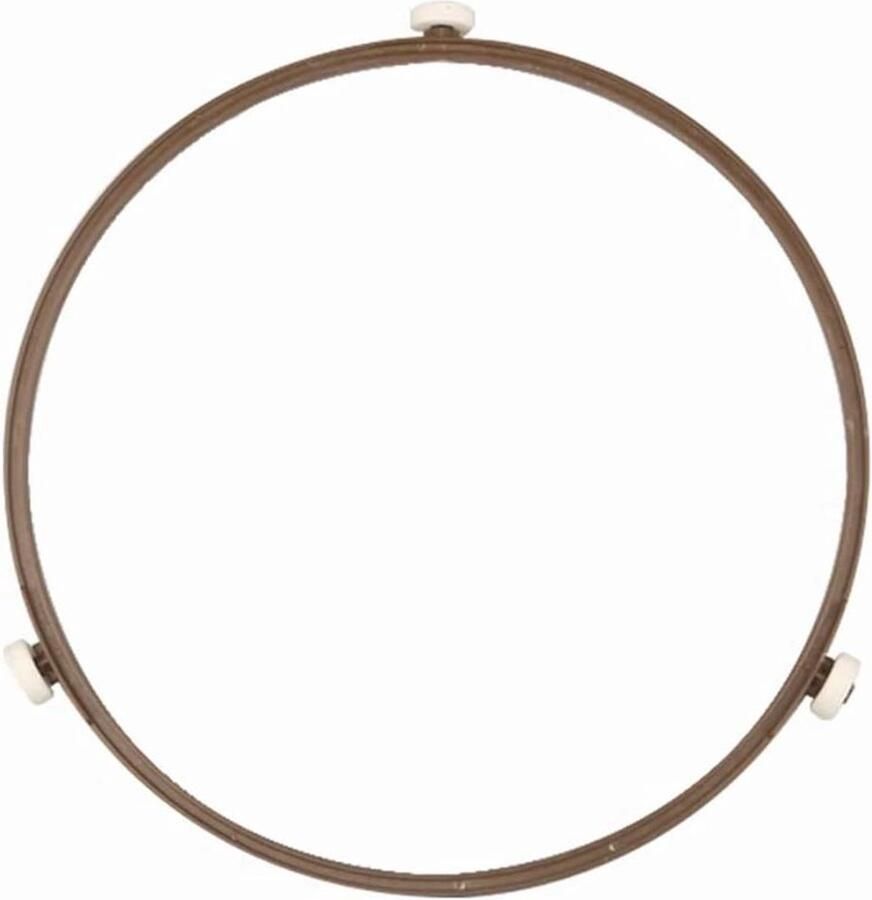 Magnetron Oven Wiel Draaiplateau Ring Oven Reparatie Universele Pasvorm 230mm Diameter Zwart