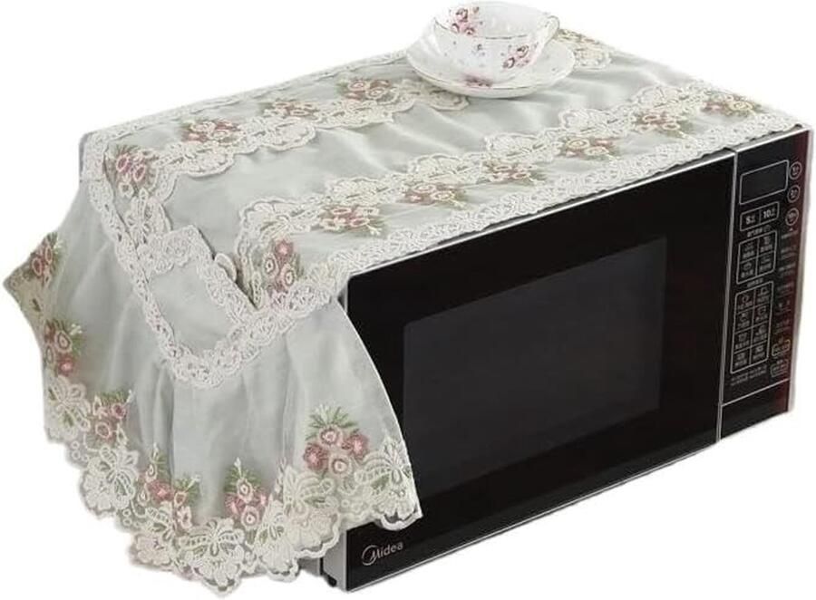 Magnetron Ovenhoes Keuken Decoratie Apparaat Beschermen Met Opbergvakken 55 x 35 cm Groen