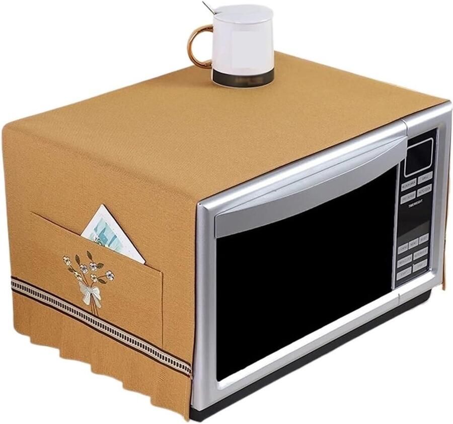 Magnetron Ovenhoes Keuken Textiel Keuken Decoratie Met Zijvakken 35x100cm Grijs