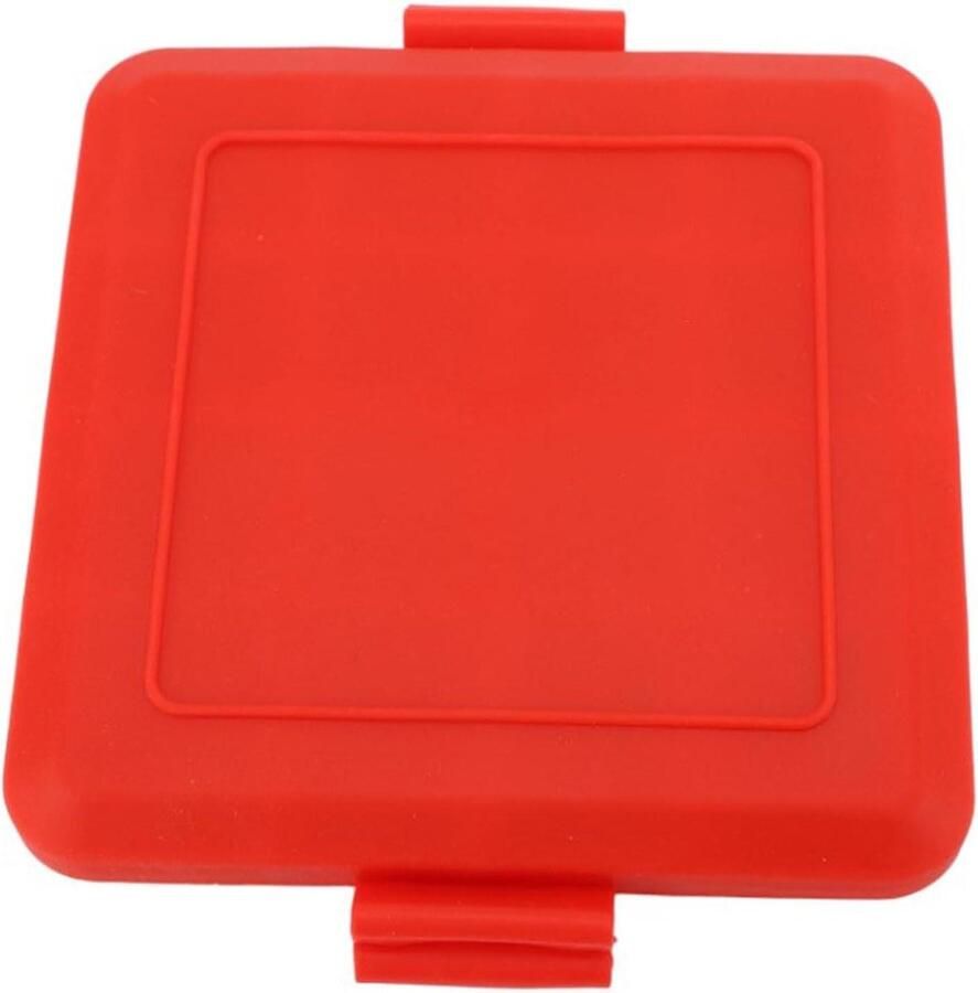 Magnetron Panini Maker Sandwich Grill Snacks Bereiden Crispy Resultaten 17 cm Rood