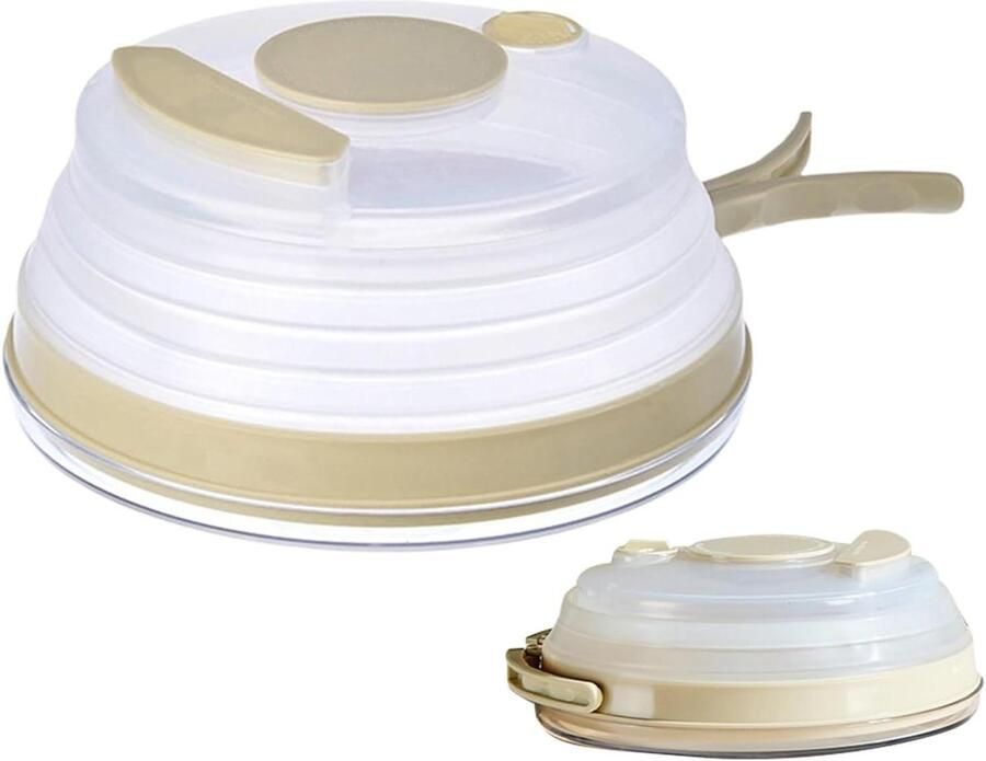 Magnetron Plaat Cover Spatwaterdichte Guard Voedsel Opwarmen Opvouwbaar Ontwerp 28.5 x 28.5 cm Enkele Attribuut