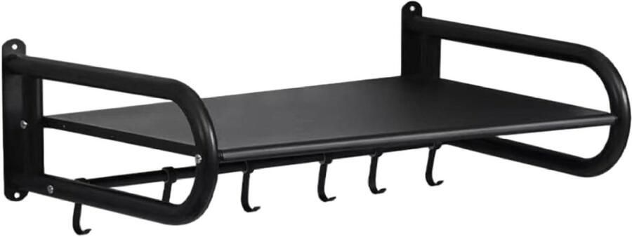 Magnetron Plank Oven Houder Keuken Opbergen Ruimtebesparend Ontwerp 45 x 365 cm Zwart