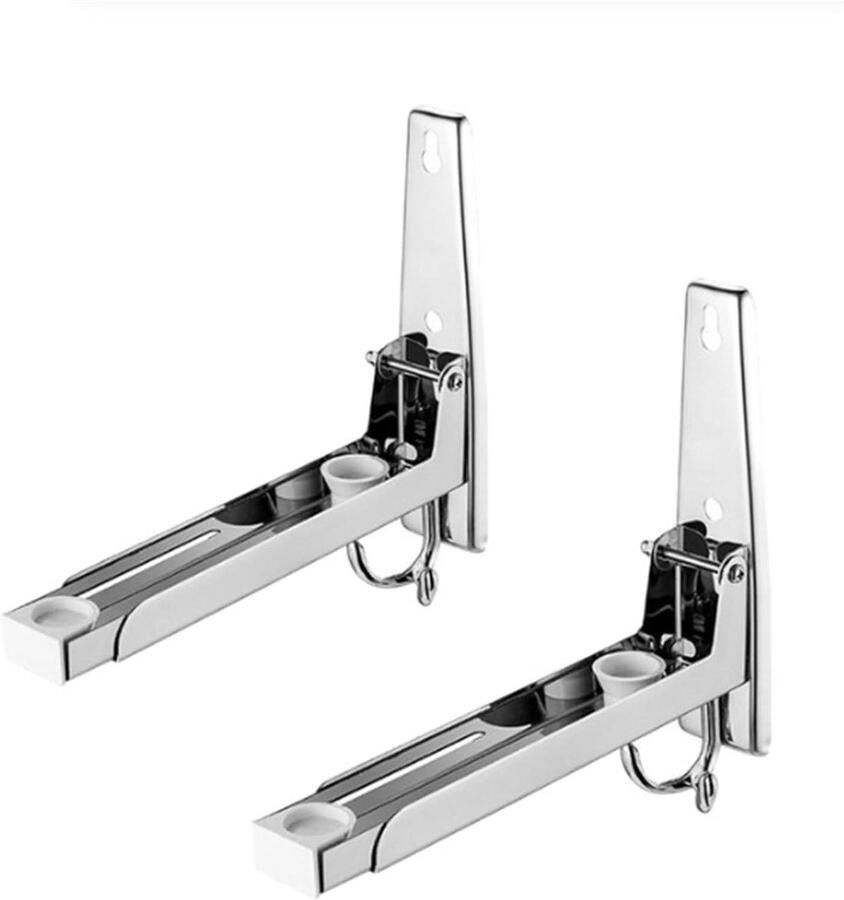 Magnetron Plank Oven Houder Keuken Opbergen Verstelbaar Roestvrij Staal Niet Gespecificeerd Zilver