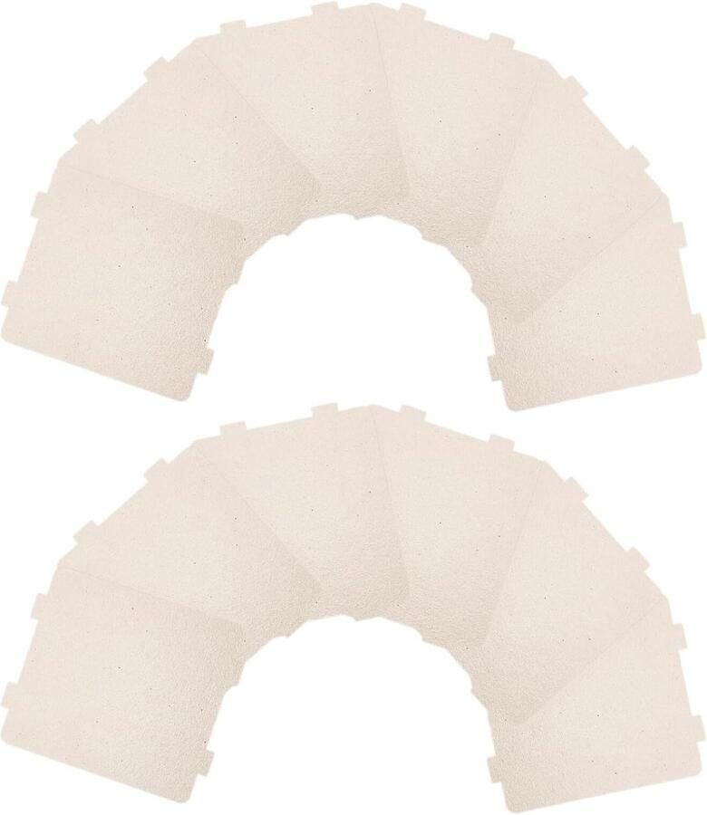 Magnetron Platen Oven Onderdelen Magnetron Reparatie Hittebestendig 600°C 20 Stuks Beige