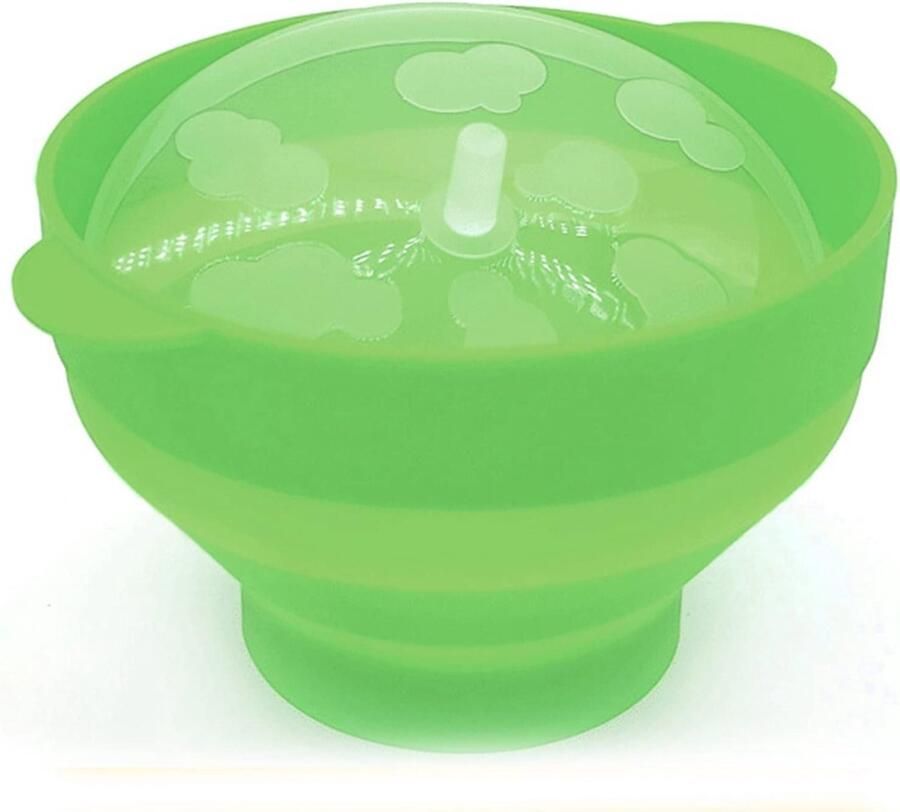 Magnetron Popcorn Maker Popcorn Kom Snelle Snacks Opvouwbaar Design Met Handvat Deksel Rood