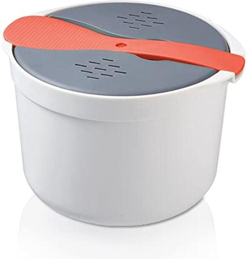 Magnetron Rijstkoker 2L Food Grade PP Kookgerei voor Perfecte Gekookte Rijst