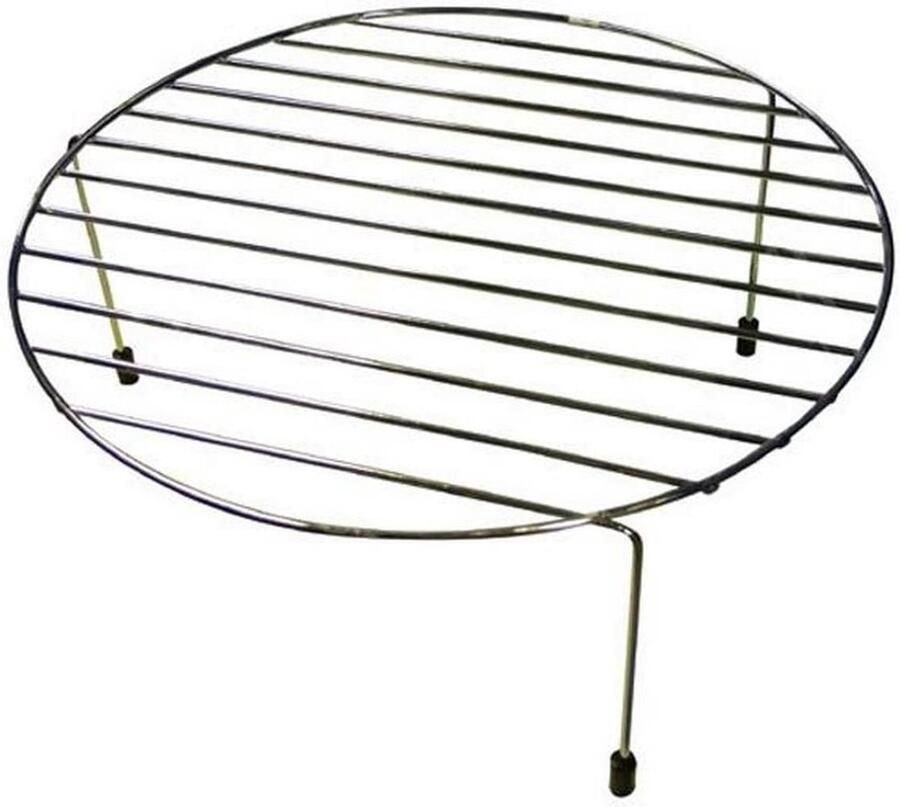 Magnetron rooster Grill rek Koken en bakken Hoge plaatsing 268 cm diameter Zilver