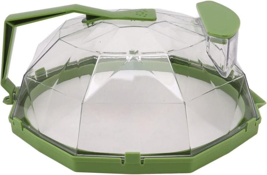 Magnetron spatdeksel Magnetron accessoire Voedsel opwarmen Hittebestendig ontwerp 114 x 102 inch Grasgroen