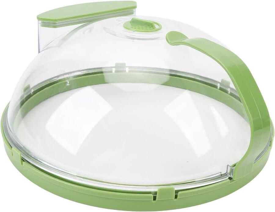 Magnetron Spatscherm Magnetron Deksel Voedsel Opwarmen Hittebestendig Materiaal 27 x 13 cm Transparant