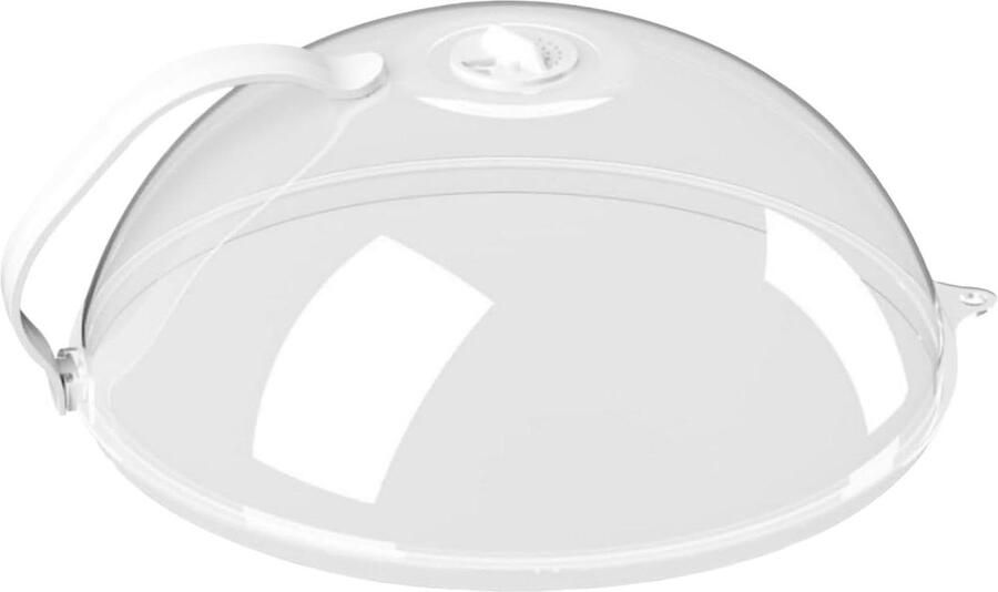 Magnetron Splatter Cover BPA-vrij voedselveilig magnetronspatbescherming spatdeksel met handgreep Afwasbescherming Visueel Veilig voor fornuis Thuis Koken Restaurant Appartement