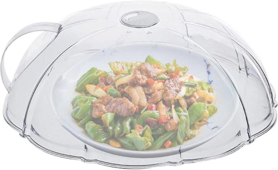 Magnetron Splatter Cover Spatdeksel Oven Voedsel Verwarmen Hittebestendig Transparant 275 cm Transparant