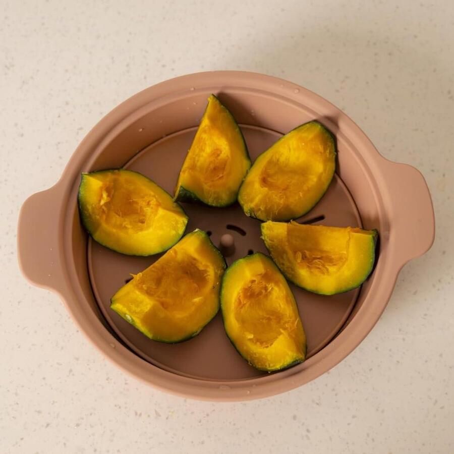 Magnetron Steamer Kookmand Gezond Koken Met Mand Ontwerp 21.5 cm Terracotta